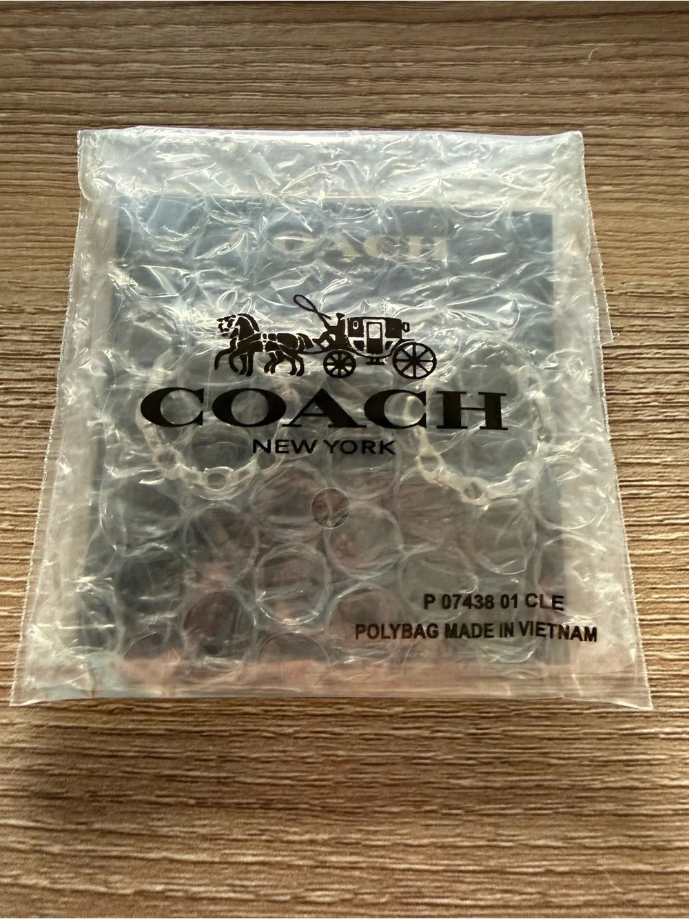 COACH Linked C Small Hoop Earrings - Picture 3 of 4